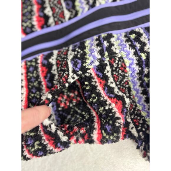 DSG Girl's Cozy Fleece Funky Fair Isle Print - Size M - Picture 2 of 3